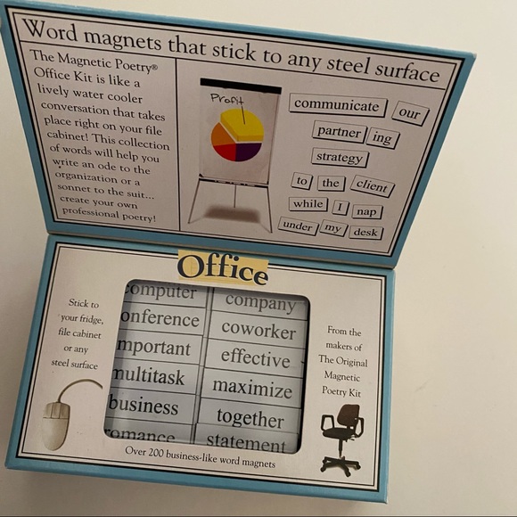 Magnetic poetry kit - Picture 3 of 4